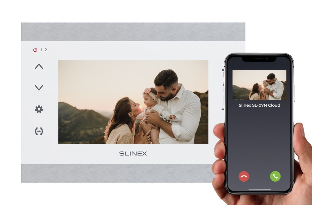 Интерфейс мобильного приложения Slinex Smart Call и работа облака
